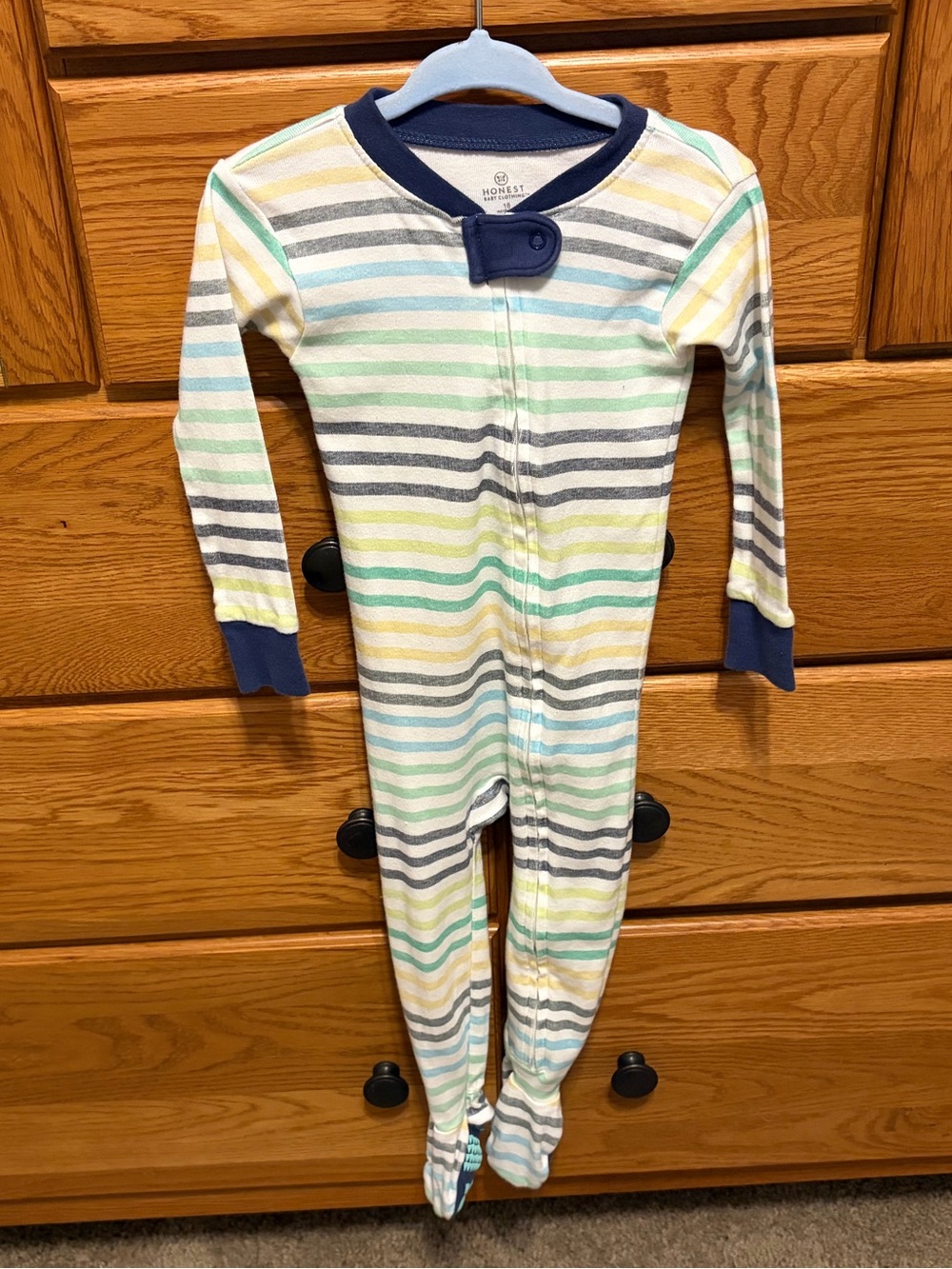 Honest Baby Organic Cotton Zippy 😴 18 months